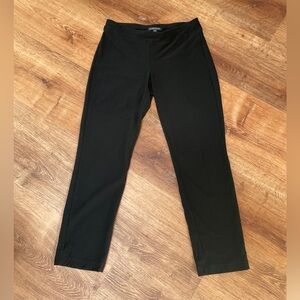 Eileen Fisher petite trouser ankle pants sz 2XSP crepe sustainable black pull on